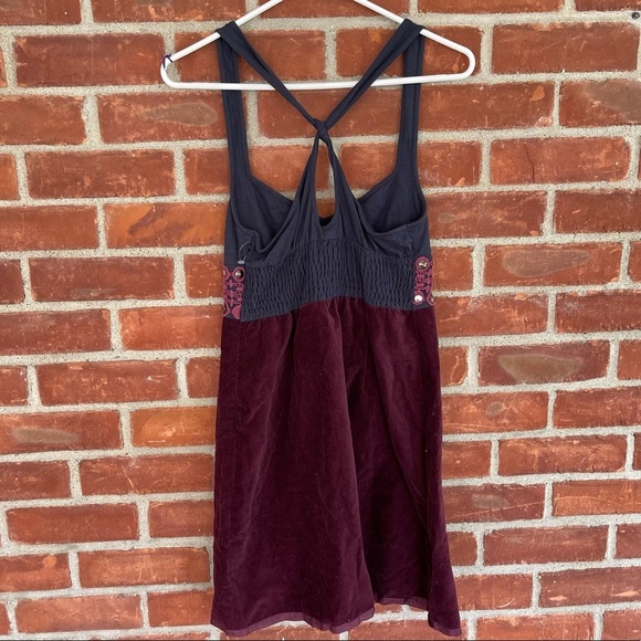 Free People Y2K vintage velvet beaded purpโฆ - Picture 5 of 9